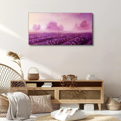 Tablou canvas Peisaj mov dimineața