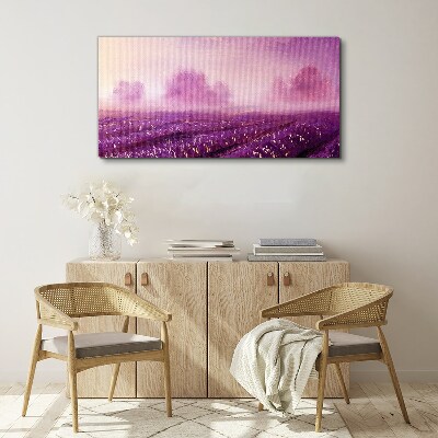 Tablou canvas Peisaj mov dimineața