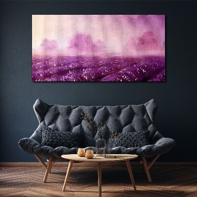 Tablou canvas Peisaj mov dimineața