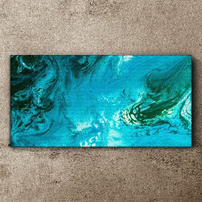 Tablou canvas Valurile oceanului în albastru