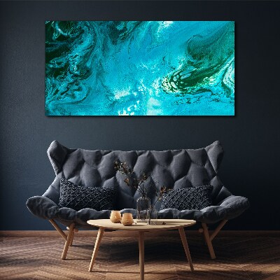 Tablou canvas Valurile oceanului în albastru