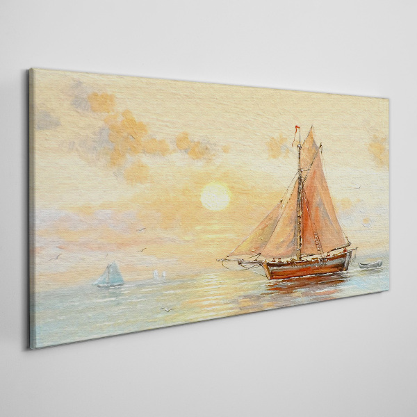 Tablou canvas O dimineață liniștită la mare