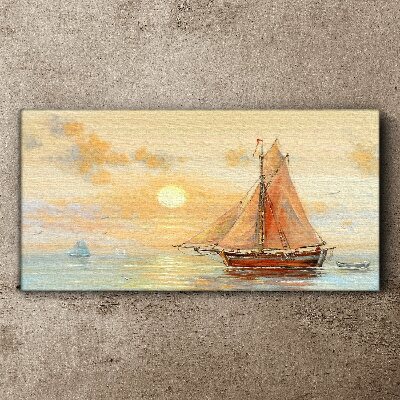 Tablou canvas O dimineață liniștită la mare