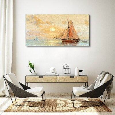 Tablou canvas O dimineață liniștită la mare