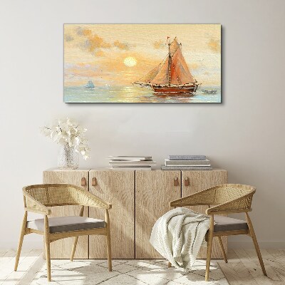 Tablou canvas O dimineață liniștită la mare