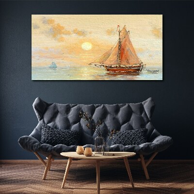 Tablou canvas O dimineață liniștită la mare