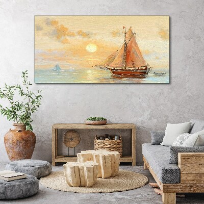 Tablou canvas O dimineață liniștită la mare