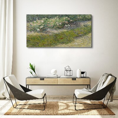 Tablou canvas Flori în iarbă