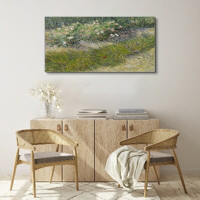 Tablou canvas Flori în iarbă