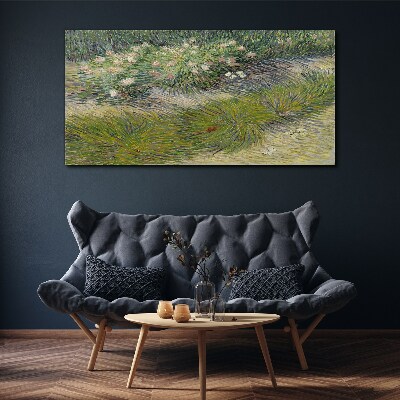 Tablou canvas Flori în iarbă