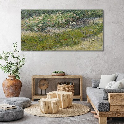 Tablou canvas Flori în iarbă