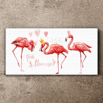 Tablou canvas animal pasăre flamingo