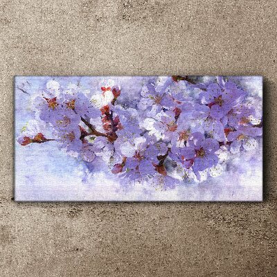 Tablou canvas Încântare florală în nuanțe de violet