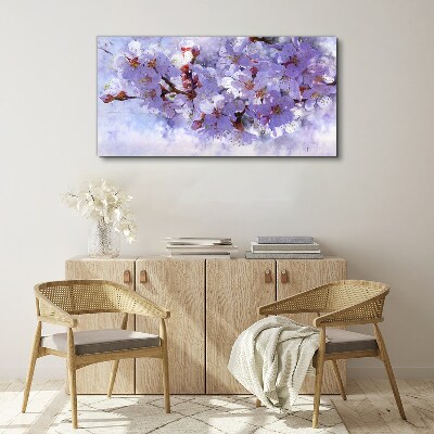 Tablou canvas Pictând o ramură de flori