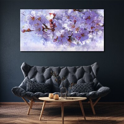 Tablou canvas Încântare florală în nuanțe de violet