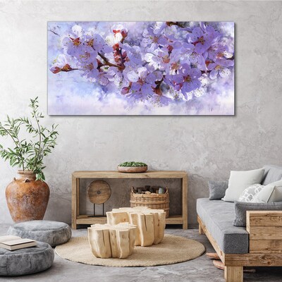 Tablou canvas Încântare florală în nuanțe de violet