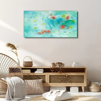 Tablou canvas Apă liniştită cu peşte