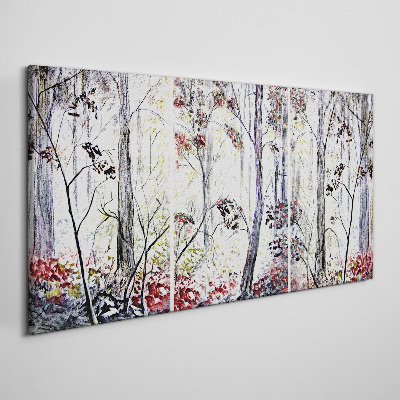 Tablou canvas Ceață de pădure