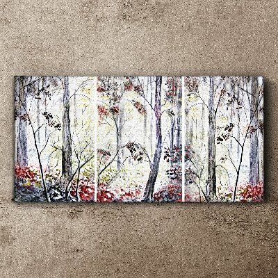 Tablou canvas Ceață de pădure