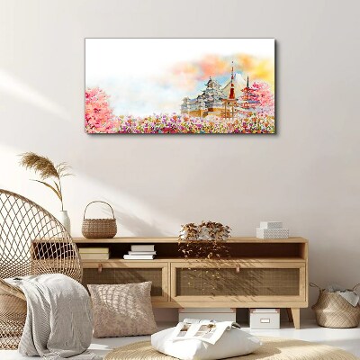 Tablou canvas Peisaj de primăvară japonez