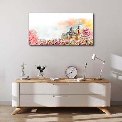 Tablou canvas Peisaj de primăvară japonez