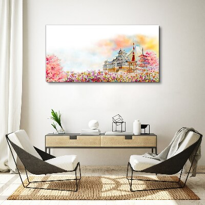 Tablou canvas Peisaj de primăvară japonez