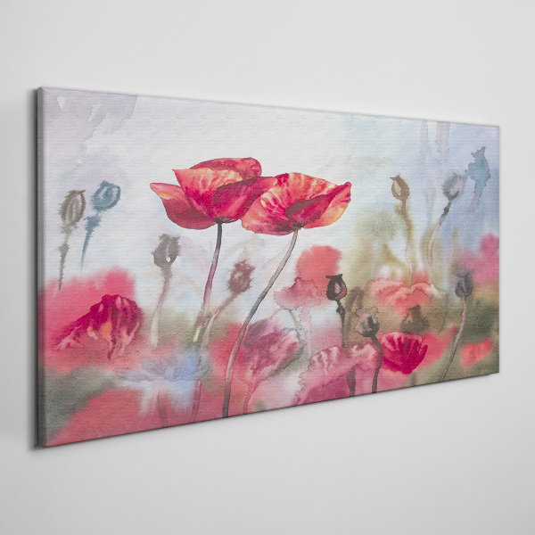 Tablou canvas Vise florale în nuanțe pastelate