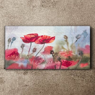 Tablou canvas Vise florale în nuanțe pastelate
