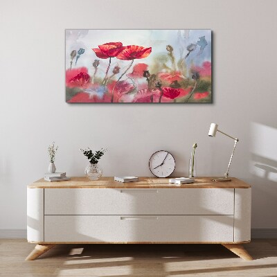 Tablou canvas Vise florale în nuanțe pastelate