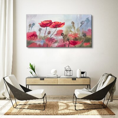 Tablou canvas Vise florale în nuanțe pastelate