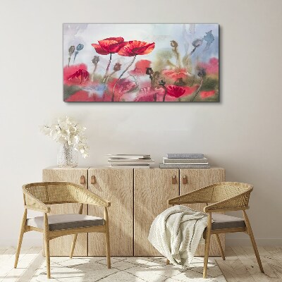 Tablou canvas Vise florale în nuanțe pastelate