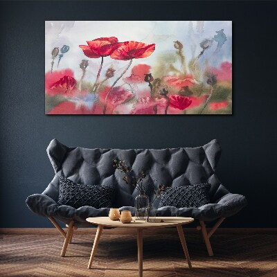 Tablou canvas Vise florale în nuanțe pastelate