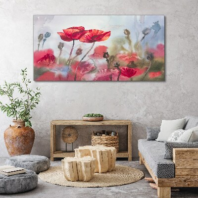 Tablou canvas Vise florale în nuanțe pastelate