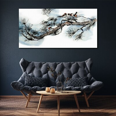 Tablou canvas Ramură liniștită cu păsări