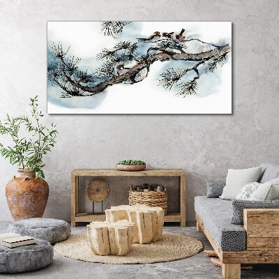 Tablou canvas Ramură liniștită cu păsări