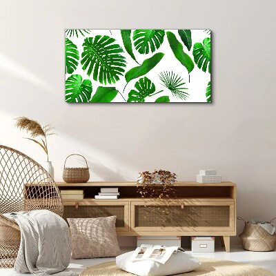 Tablou canvas Verde tropical în frunze