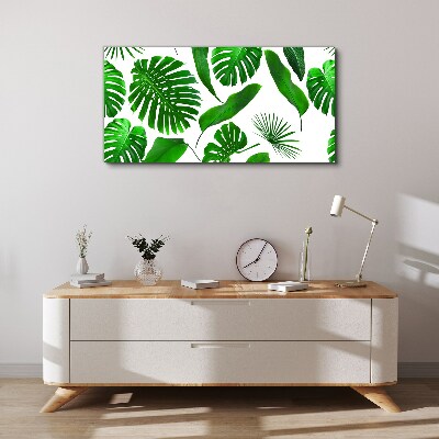 Tablou canvas Verde tropical în frunze
