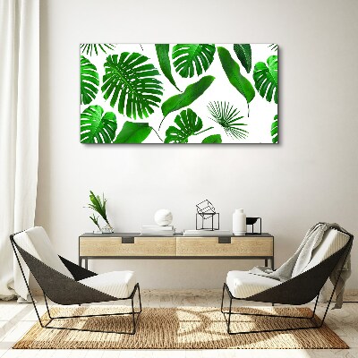 Tablou canvas Verde tropical în frunze
