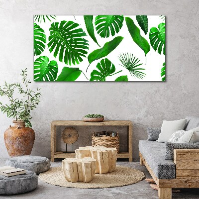 Tablou canvas Verde tropical în frunze