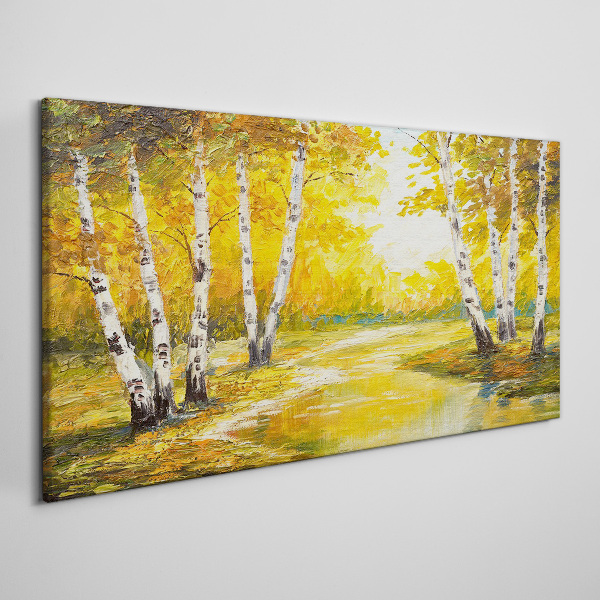 Tablou canvas pictura arborelui de pădure