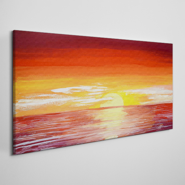Tablou canvas Apus peste mare