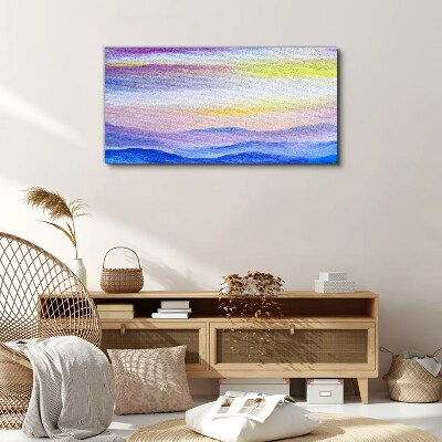 Tablou canvas Peisaj de dimineață în nuanțe pastelate