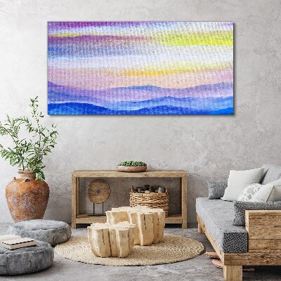 Tablou canvas Peisaj de dimineață în nuanțe pastelate