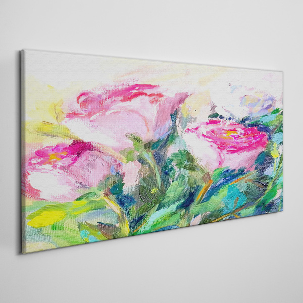 Tablou canvas Aranjament floral in nuante pastelate