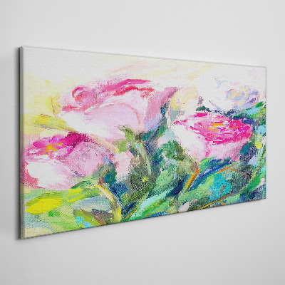 Tablou canvas Aranjament floral in nuante pastelate