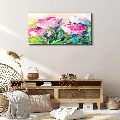 Tablou canvas Aranjament floral in nuante pastelate