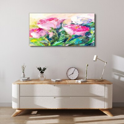 Tablou canvas Aranjament floral in nuante pastelate
