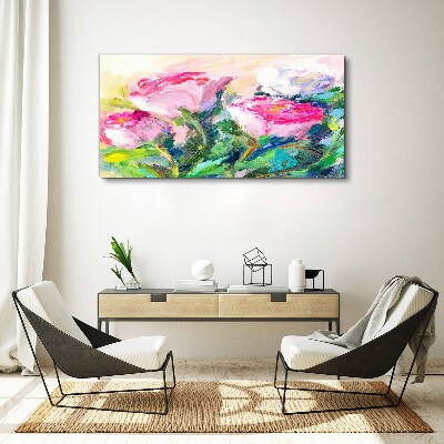 Tablou canvas Aranjament floral in nuante pastelate