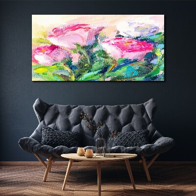 Tablou canvas Aranjament floral in nuante pastelate