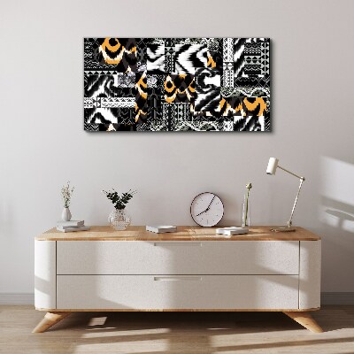 Tablou canvas Modele abstracte în nuanțe monocromatice